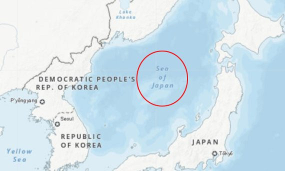 유엔이 운영하는 사이트 '지리공간' 지도에서 '일본해'(Sea of Japan)를 단독 표기하고 있다. /사진=서경덕 교수