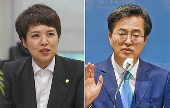 국민의힘 김은혜 후보(왼쪽), 더불어민주당 김동연 후보. 연합뉴스