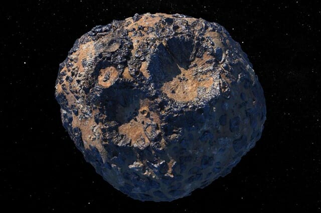 화성과 목성 사이 소행성 벨트에 위치한 16프시케 소행성의 모습 (사진=NASA/JPL-칼텍/ASU)