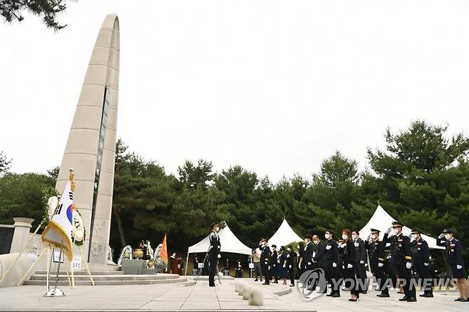 지난해 순직소방인 위패봉안식 [소방청 제공. 재판매 및 DB 금지]