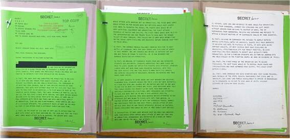 <2017년 12월 20일 보도된 도널드 주중 영국대사의 극비 보고서. 홍콩 언론 “홍콩(香港) 01” 기자가 영국의 기록보관소에서 이 문서를 찾아내서 보도하면서 세상에 알려졌다. 사진/hk01.com>