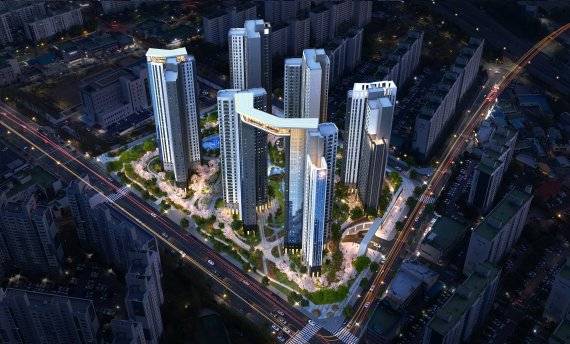 대전 ‘법동2구역’ 재건축정비사업 조감도. SK에코플랜트