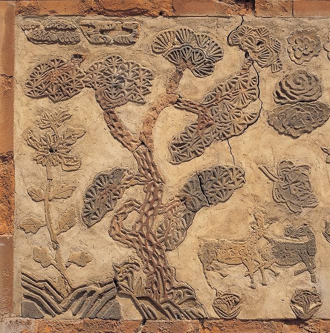 경복궁 자경전 십장생굴뚝 세부 모습 [문화재청 제공. 재판매 및 DB 금지]