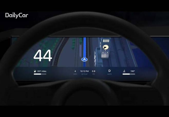 계기판 쪽에 콘텐츠를 띄울 수 있는 새로운 애플 카플레이