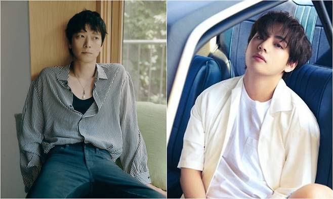 배우 강동원과 그룹 방탄소년단 뷔. 사진제공|YG엔터테인먼트, 빅히트뮤직