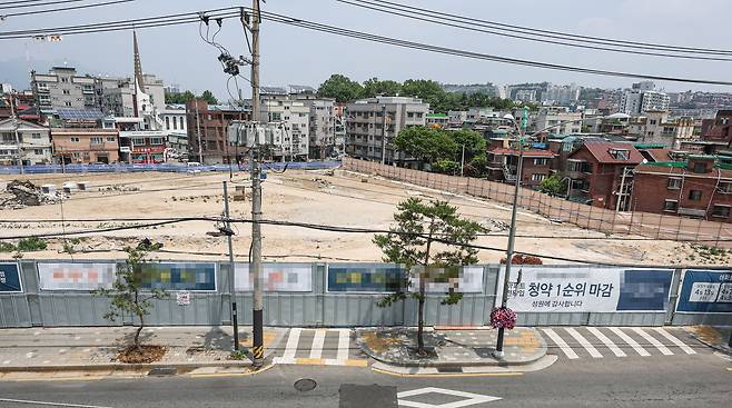 서울시내 한 아파트 단지 공사현장. 기사와는 관련이 없음/연합뉴스