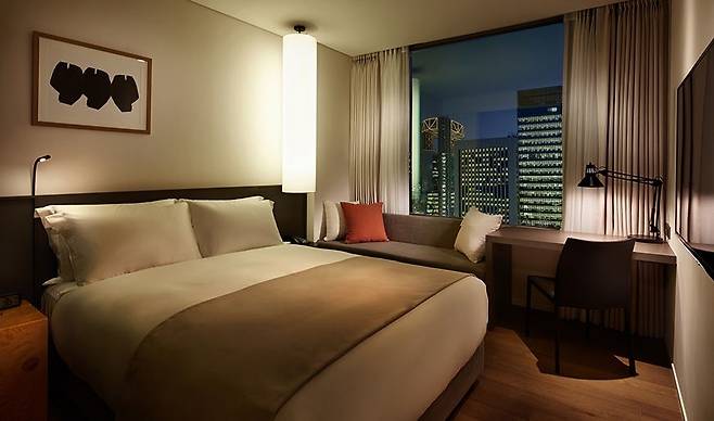 신라스테이 광화문 객실 내부 [신라스테이 누리집 갈무리. 재판매 및 DB 금지]