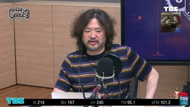 방송인 김어준씨. TBS 라디오 ‘김어준의 뉴스공장’ 영상 캡처