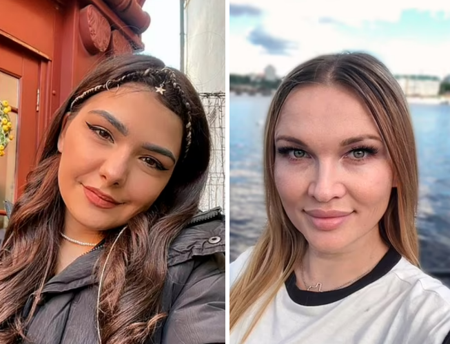 전쟁을 반대하는 시위에 참가했다가 경찰로부터 부당한 대우를 받았다고 폭로한 러시아 여성