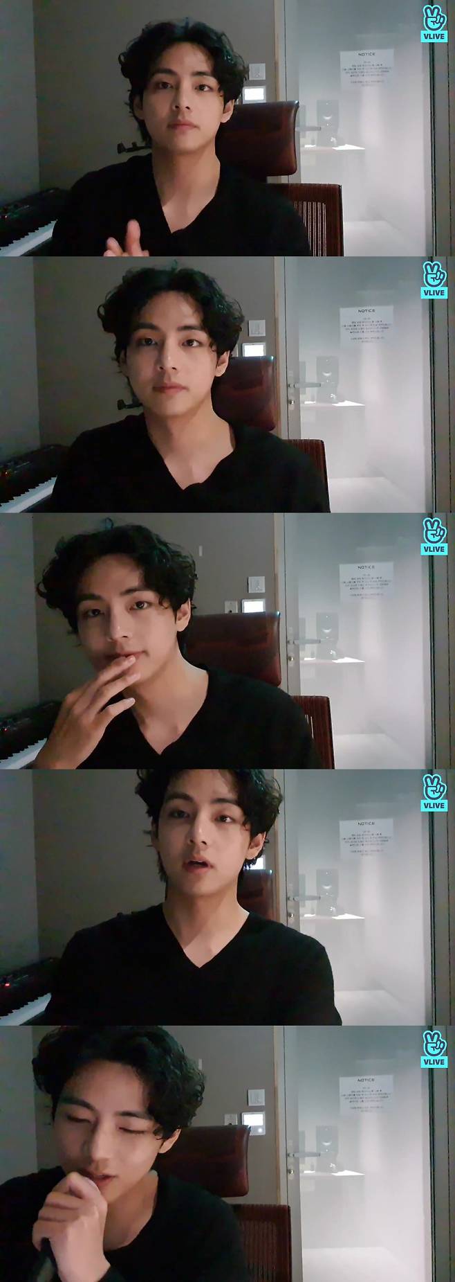 "엄청 보고 싶었어요!" 방탄소년단 뷔, 팬사랑 브이라이브..일간·주간·월간 1위 석권 '大인기'