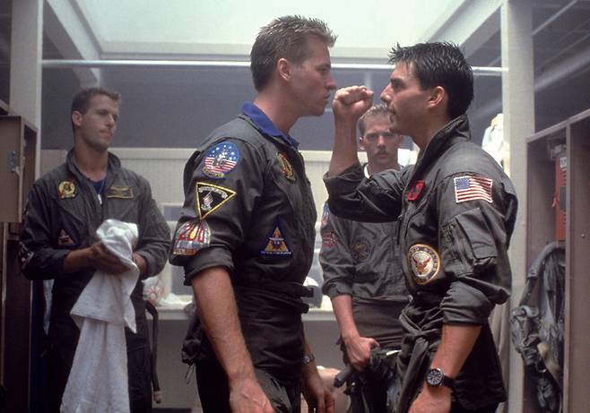 1986년 개봉한 영화 <탑건> 스틸샷. ㈜리틀빅픽처스