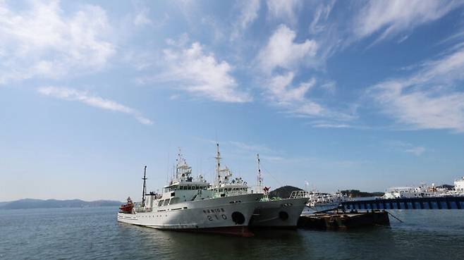 피격 공무원이 탔던 해수부의 무궁화 10호 어업지도선