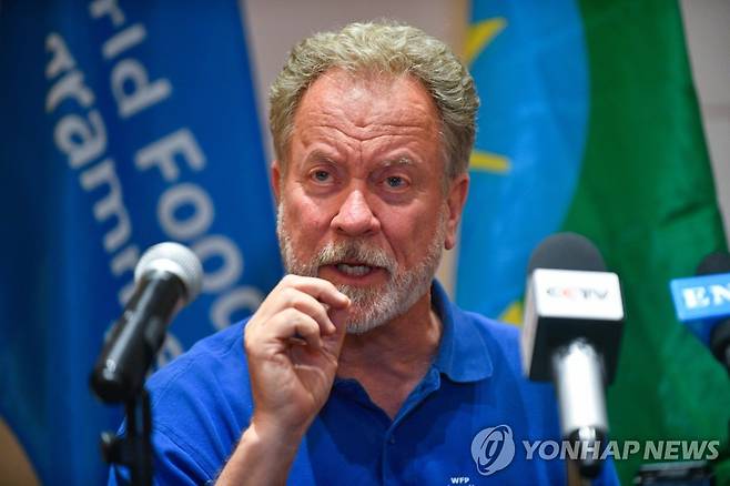 데이비드 비즐리 세계식량계획(WFP) 사무총장 [신화통신 연합뉴스 자료사진. 재판매 및 DB 금지]