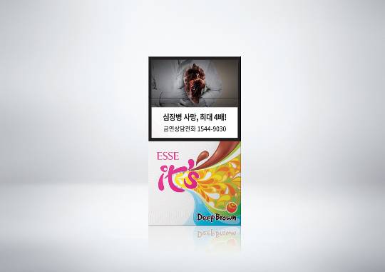 KT&G가 새로운 맛의 초슬림 신제품 에쎄 이츠 딥브라운을 출시했다. /사진=KT&G