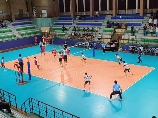 23일 순천 팔마중-제천중 준결승  [한국중고배구연맹 제공]