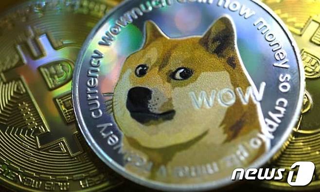 암호화폐 도지코인의 이미지.