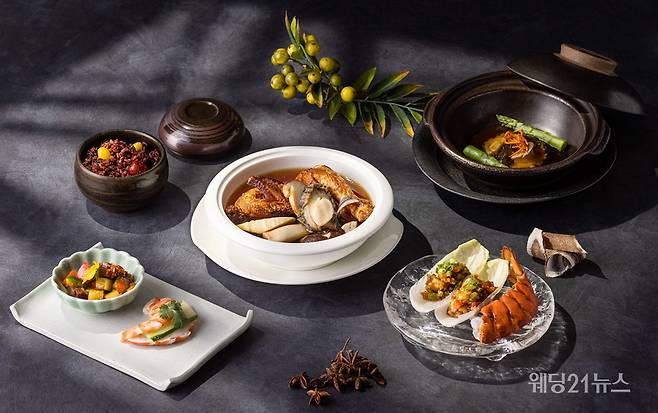 쉐라톤 그랜드 인천 호텔, 여름 무더위 전에 중식당 '유에'에서 보양식 코스로 무장
