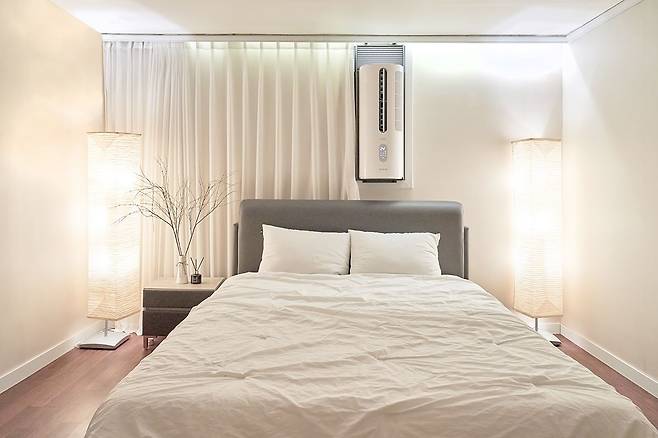 파세코 창문형 에어컨 설치 모습. /파세코 제공