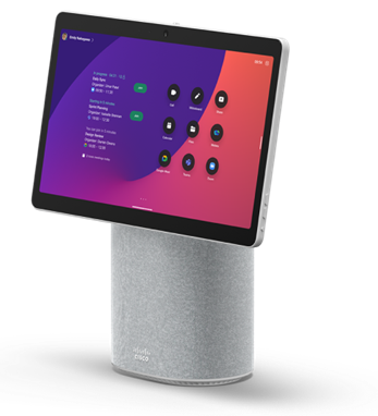 웹엑스 디바이스는 타사의 미팅 솔루션을 사용할 수 있는 상호운용성이 강점이다.