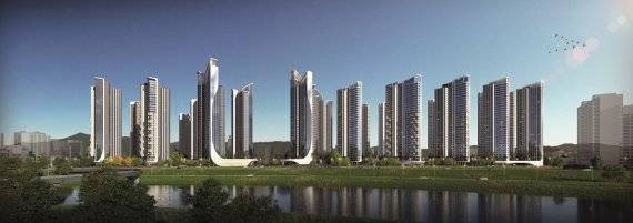 '이문4 재정비촉진구역 재개발정비사업' 투시도.