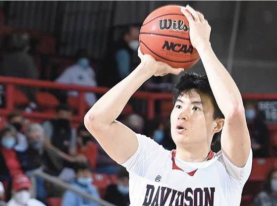 미국 대학 NCAA 데이비슨대 이현중. [사진 이현중]