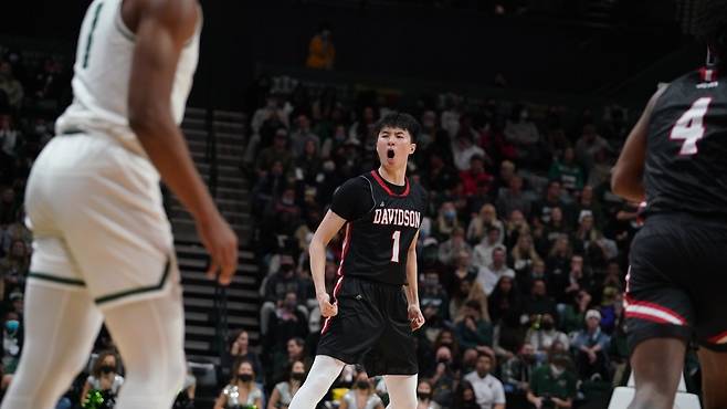 미국 데이비슨대 이현중이 2022 NBA 신인드래프트에서 지명 받지 못했다. 하지만 그의 도전은 계속된다. [사진 이현중]