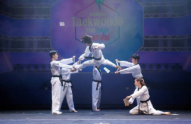 Actors perform during “Taekwon, Fly Up!” (Live)