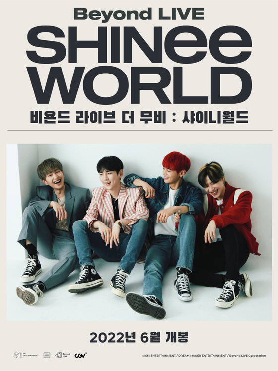 The poster for “Beyond LIVE The Movie: SHINee World,” which will screen at 10 CGV theaters nationwide from June 29. [CGV]