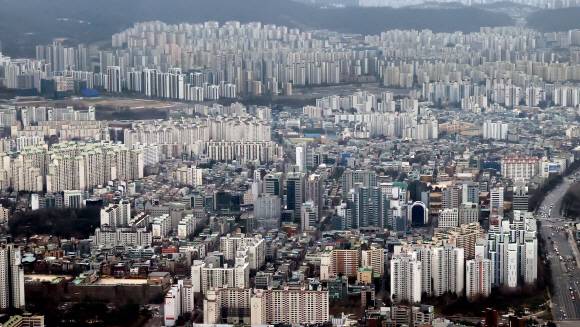 서울시내 주택가의 모습.서울신문DB