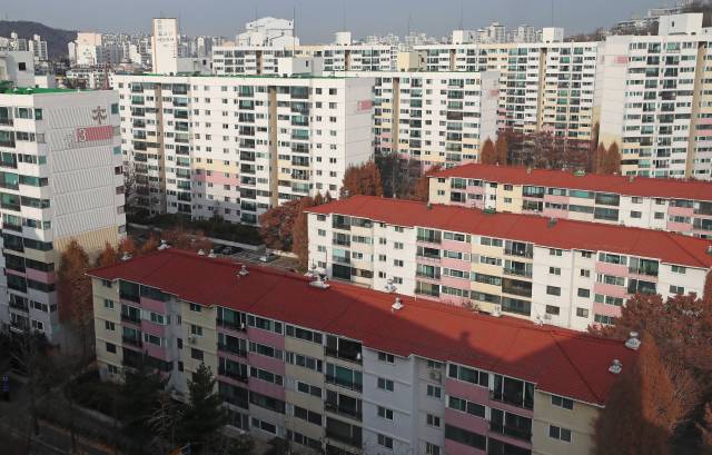 서울 양천구 목동 신시가지 아파트 단지 전경. 연합뉴스