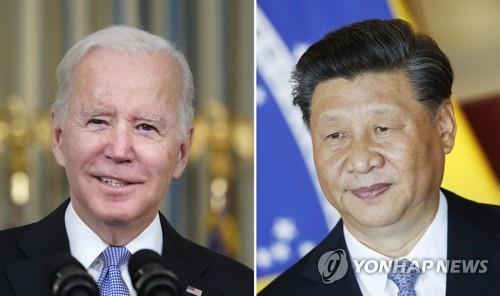 조 바이든 대통령과 시진핑 중국 국가주석 [AP 연합뉴스 자료사진. 재판매 및 DB 금지]