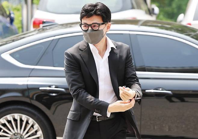 한동훈 법무부 장관이 22일 오후 정책현장 방문일정으로 경기도 안양소년원을 방문하고 있다.(사진=연합뉴스)