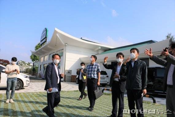 이동환 고양시장 당선인 24일 고양능곡 재정비촉진지구 1구역 현장점검. 사진제공=민선8기 고양시장직 인수위원회