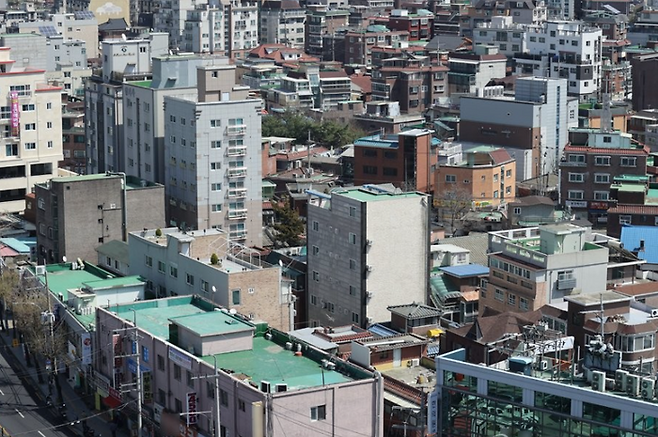 서울 일대의 빌라 밀집 지역.(기사 내용과 직접적 상관은 없음)ⓒ연합뉴스