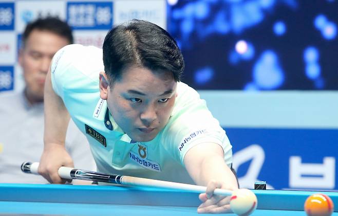 조재호가 26일 경북 경주 블루원리조트 PBA 챔피언십 8강전에서 승리하며 준결승에 진출했다. /사진=PBA