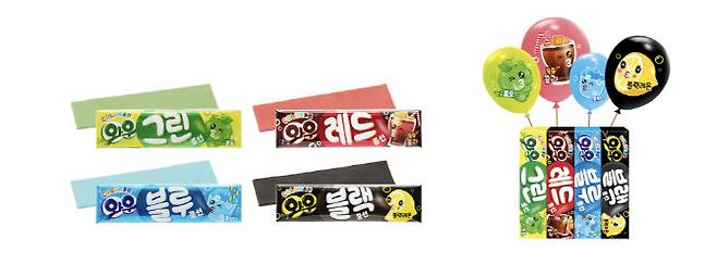 ▲오리온 와우 풍선껌. (사진=오리온)