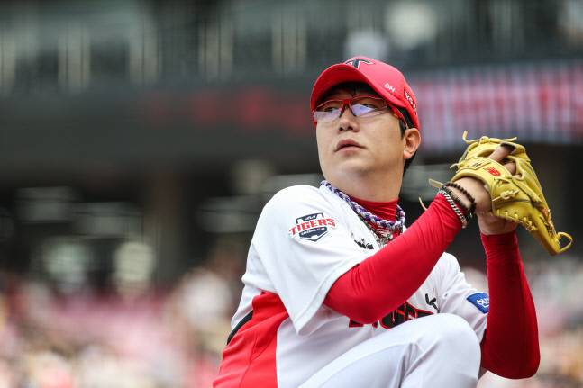 KIA 양현종이 11일 광주-KIA 챔피언스필드에서 열린 키움전에 선발등판해 투구하고 있다. 사진제공 | KIA 타이거즈