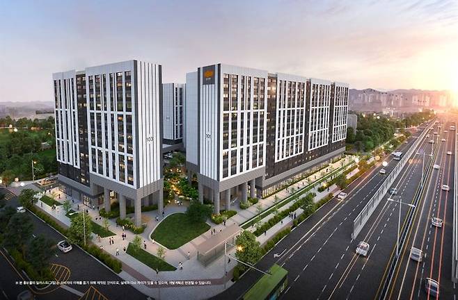 DL이앤씨는 'e편한세상 시티 고색' 주택전시관을 개관하고 본격적인 분양을 진행 중이다.ⓒDL이앤씨