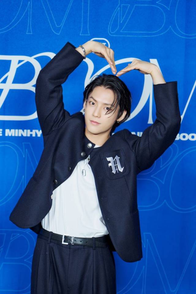 그룹 비투비 이민혁이 27일 서울 용산구 블루스퀘어에서 열린 솔로 정규 2집 ‘BOOM’ 발매 기념 기자간담회에 참석했다. / 사진=큐브엔터테인먼트 제공