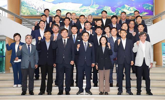 6월27일 창원시청에서 열린 허성무 창원시장 퇴임식 모습 ⓒ창원시