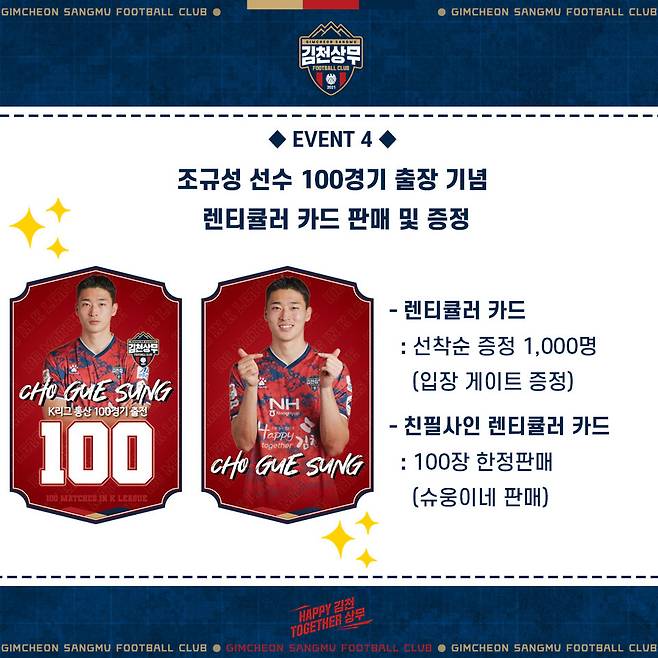 사진=김천 상무 구단 제공