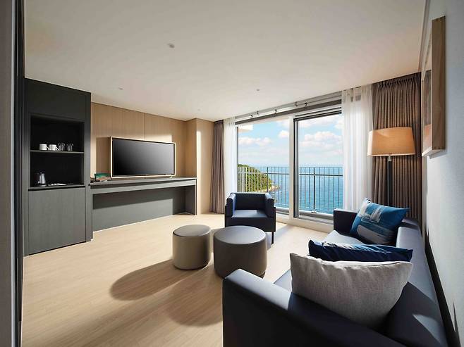 '마티에 오시리아' 스위트 오션.(한화호텔앤드리조트 제공)© 뉴스1