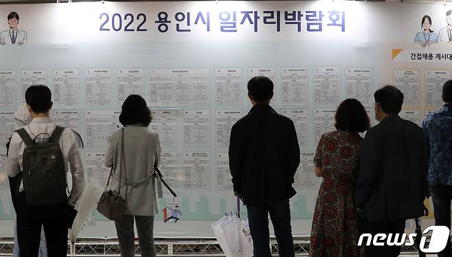 경기도 일자리 고용동향을 분석한 결과, 5월 기준 취업자는 773만7000여명으로 전년 동월 대비 7.8%(55만9000여명) 늘어난 것으로 나타났다./뉴스1 © News1 박세연 기자