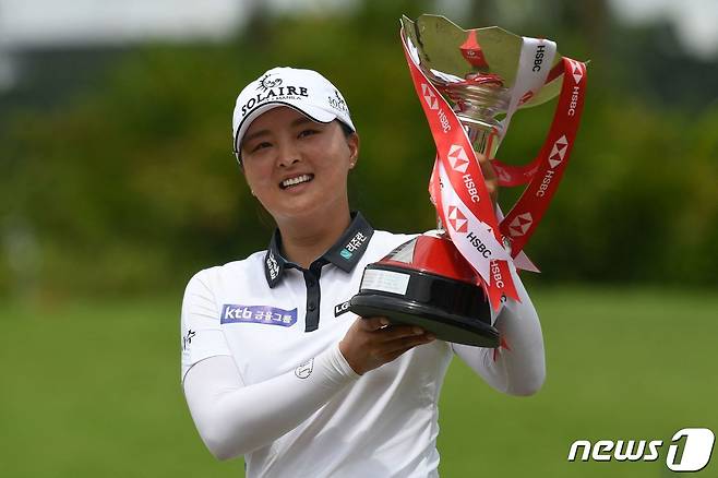 여자골프 세계랭킹 1위 고진영. © AFP=뉴스1