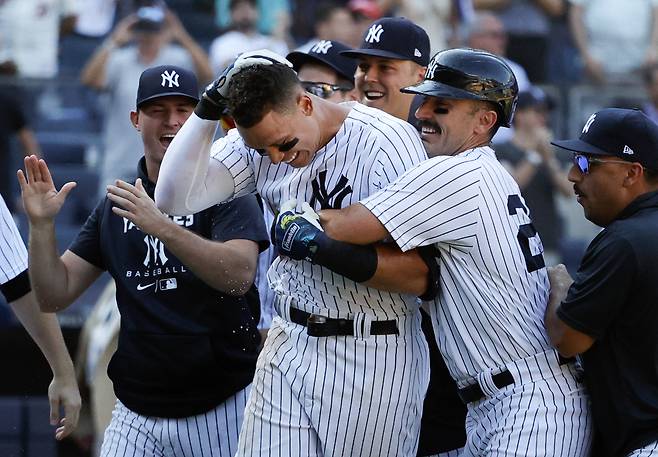 애런 저지(가운데).EPA연합뉴스