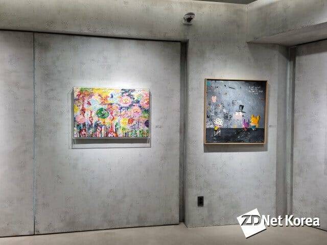 테사뮤지엄 전시 중인 아야코 로카쿠, 애드가플랜스 작품