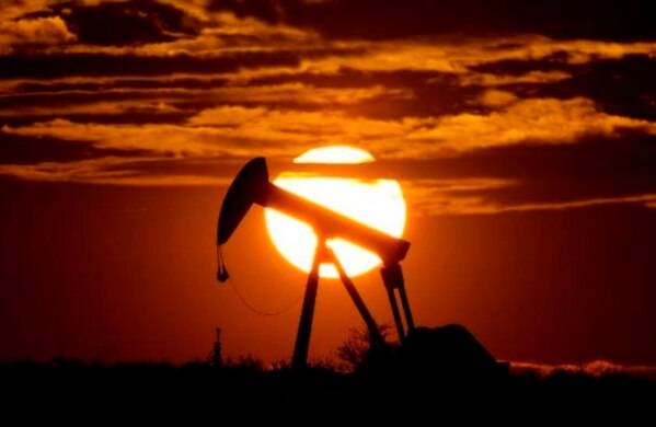 미국의 석유 시추 시설.