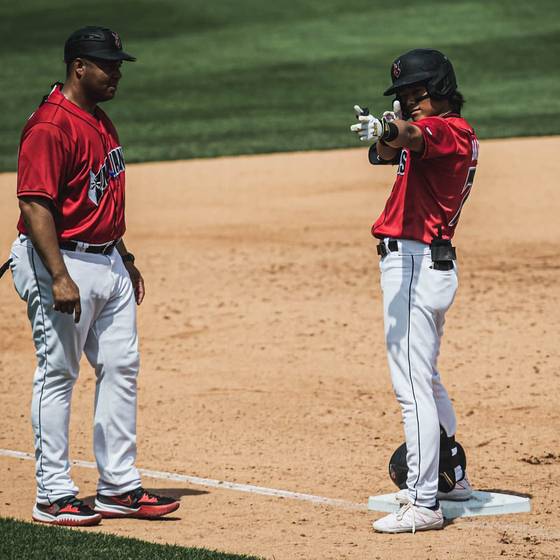 피츠버그 파이리츠 산하 인디애나폴리스 인디언스에서 뛰고 있는 내야수 배지환. 사진=배지환 SNS 캡쳐