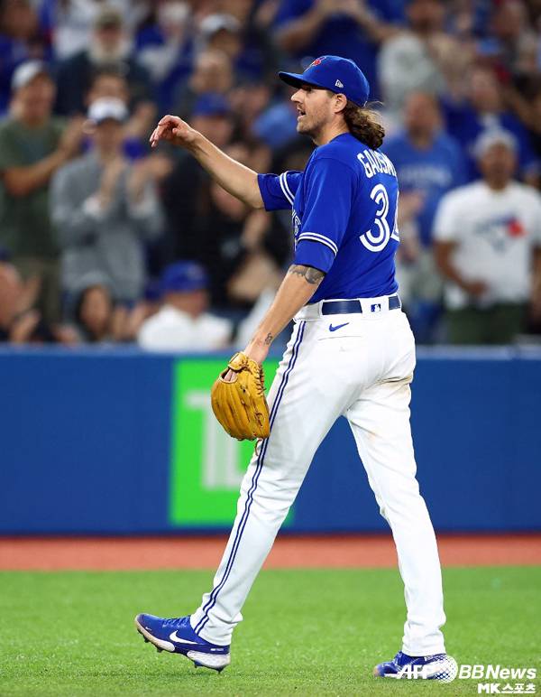 가우스먼은 이날 보스턴 상대로 다시 한 번 호투했다. 사진(캐나다 토론토)=ⓒAFPBBNews = News1