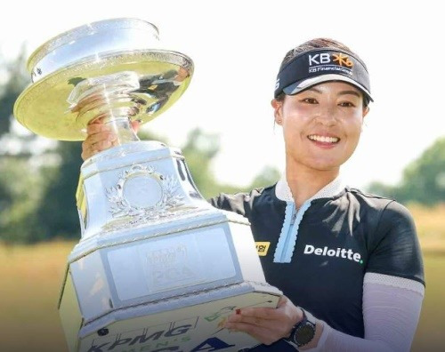 전인지가 KPMG위민스PGA챔피언십에서 메이저 3승을 달성했다. [사진=LPGA]